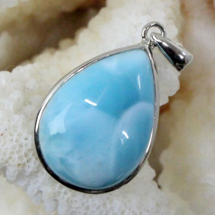 楽天市場】【ドミニカ産 高品質 一点物】ラリマー ペンダント Larimar 