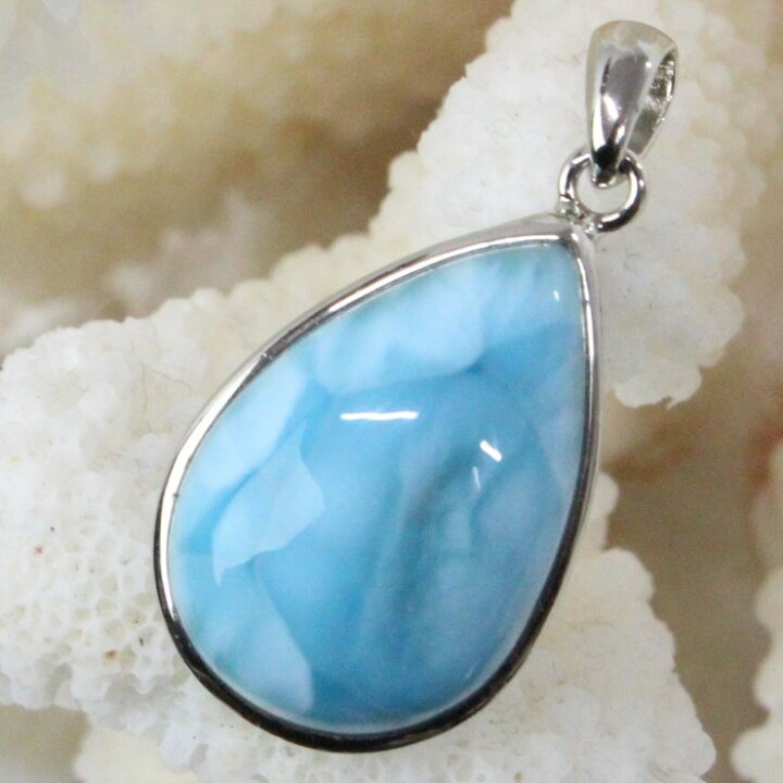 楽天市場】【ドミニカ産 高品質 一点物】ラリマー ペンダント Larimar  