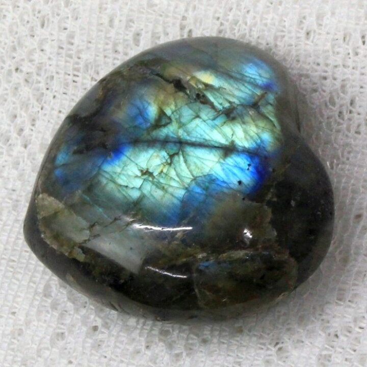 楽天市場】ラブラドライト 原石 ハート型 曹灰長石 Labradorite 