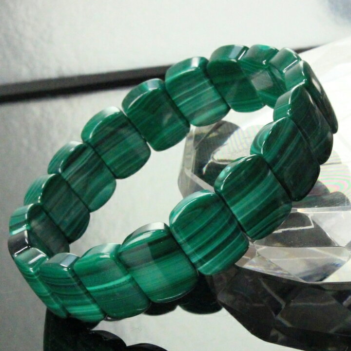 楽天市場】【厳選品質 一点物】マラカイト バングル Malachite 孔雀石 