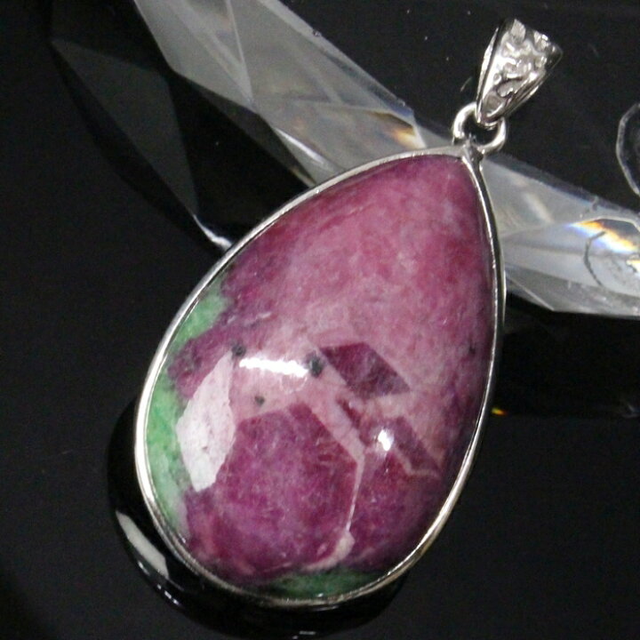 楽天市場】ルビーインゾイサイト ペンダント Ruby Zoisite ルビーイン 
