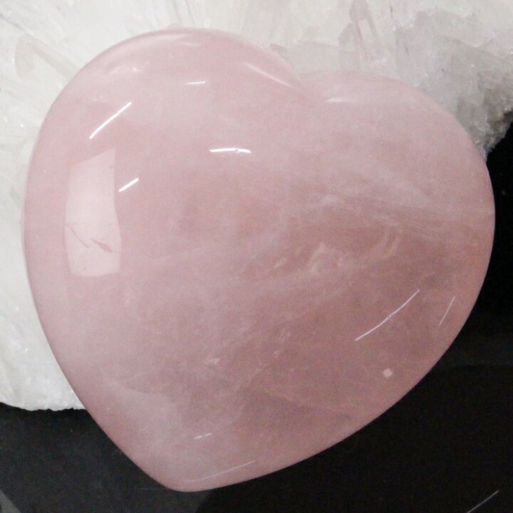 楽天市場】【透明感抜群 一点物】ローズクォーツ 原石 紅水晶 ピンク 