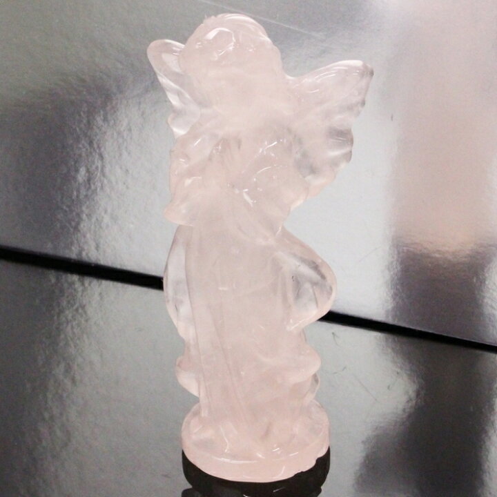 楽天市場】【一点物現物】ローズクォーツ 原石 彫刻 紅水晶 ローズ 