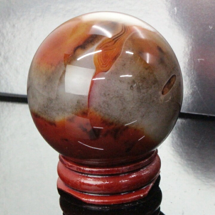 楽天市場】【厳選品質 一点物 50mm】メノウ 丸玉 瑪瑙 アゲート 魔除け 