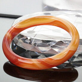 【高品質厳選一点物】メノウ バングル アゲート めのう 瑪瑙 赤縞瑪瑙 サードオニキス バングル ブレスレット メノウバングル 天然石 バングル パワーストーン 限定 一点物 メノウ