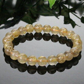 【高品質厳選一点物 8mm】ルチルクォーツ ブレスレット 金針水晶 原石 ルチルクォーツ ブレスレット 腕輪 Bracelet ルチルクォーツブレスレット パワーストーン ブレスレット 人気 おすすめ 天然石 海外直輸入価格 ルチルクォーツ