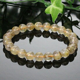 【厳選品質 一点物 8mm】ルチルクォーツ ブレスレット 原石 金運 幸運 仕事運 ルチルクォーツ ブレスレット Bracelet 腕輪 ルチルクォーツブレスレット パワーストーン ブレスレット 天然石 メンズ レディース 人気 ルチルクォーツ