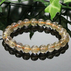 【一級品の輝き 厳選一点物 8mm】ルチルクォーツ ブレスレット 原石 金運 幸運 仕事運 ルチルクォーツ ブレスレット 腕輪 ルチルクォーツブレスレット 天然石 ブレスレット パワーストーン 限定 一点物 ルチルクォーツ