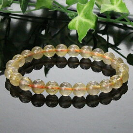【8mm】ルチルクォーツ ブレスレット 幸運 金運 ルチルクォーツ ブレスレット Bracelet 腕輪 ルチルクォーツブレスレット パワーストーン ブレスレット 天然石 メンズ レディース 人気 ルチルクォーツ