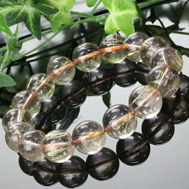 【特選品質一級品 一点物現物 14mm】ルチルクォーツ ブレスレット 金針水晶 原石 ルチルクォーツ ブレスレット ブレス Bracelet 腕輪 ルチルクォーツブレスレット パワーストーン ブレスレット 人気 おすすめ 天然石 直輸入価格 ルチルクォーツ