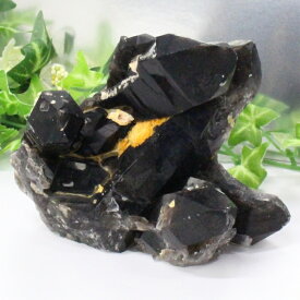 【透明感抜群 一点物】モリオン 原石 黒水晶 モリオン 原石 魔除け 邪気払い 厄除け クラスター 置物 モリオン原石 メンズ レディース 限定 一点物 パワーストーン モリオン