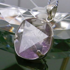 AWXg y_gbAVXg  AWXg Amethyst lbNX  `[ wLTS _rf̐ Hexagon y_g lbNX Z䊐 Pendant Silver NecklacebY Men's f