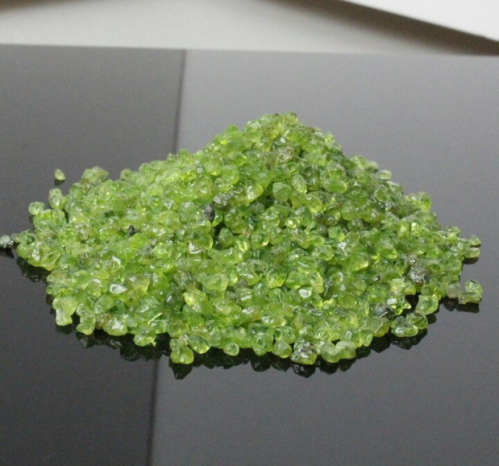 楽天市場】ペリドット さざれ 100g｜ペリドット かんらん石 Peridot 