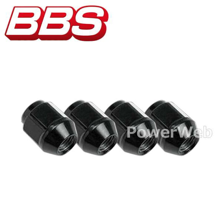 楽天市場】P5623066x4 BBS フクロナット ブラック M12×P1.5 ショート 