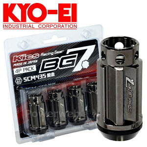 [BG701K4P] KYO-EI �L�b�N�X BG7 �i�b�g 4��(�L���b�v ���X) M12×P1.5 �e�[�p�[60° �S��:44mm �O�����A�X�u���b�N