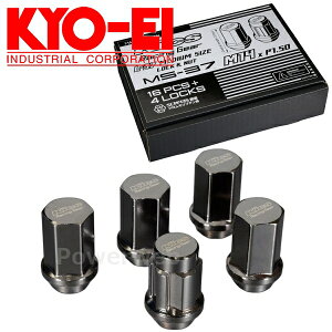 [MS3704K] KYO-EI �L�b�N�X MS37 ���b�N&�i�b�g�Z�b�g M14×P1.5 �e�[�p�[60° �S��:37mm �O�����A�X�u���b�N 20��(�i�b�g16��+���b�N4��)