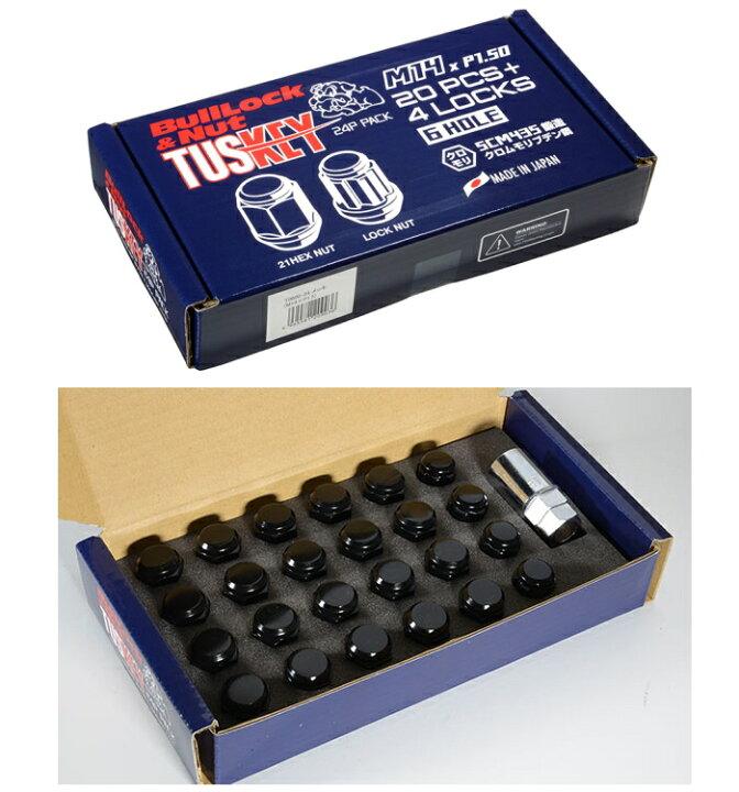 楽天市場】[T0600B-24] KYO-EI ブルロック タスキー M14 ロック&ナット 