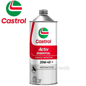 Castrol ACTIV ESSENTIAL 20W-40 (20W40) MA JXg[ ANeBu GbZV ׎p:1L