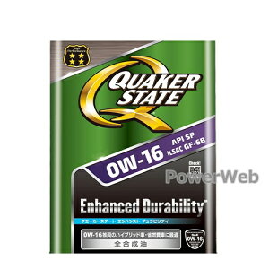 QUAKER STATE / Enhanced Durability 0W-16 (0W16) SP/GF-6B ׎p:3L