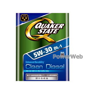 QUAKER STATE / Enhanced Durability CLEAN DIESEL 5W-30 (5W30) DL-1 ׎p:4L