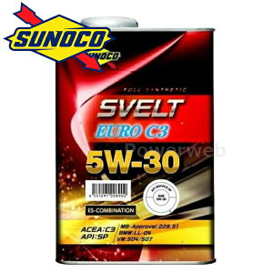 SUNOCO Svelt EURO C3 5W-30 (C3 5W30) C3 SP CF-4 (XmR XFg [) ׎pF1L