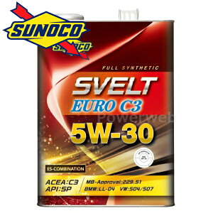 SUNOCO Svelt EURO C3 5W-30 (C3 5W30) C3 SP CF-4 (XmR XFg [) ׎pF4L