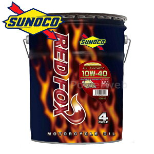 SUNOCO REDFOX RACING&SPORTS 10W-40 (10W40) JASO MA2 (XmR bhtHbNX [VO&X|[c) ׎pF20L