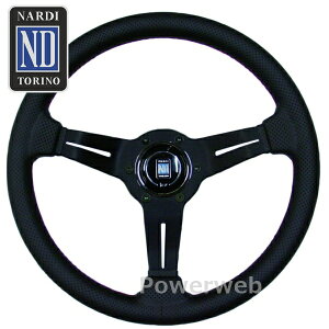 N753 NARDI (�i���f�B) SPORTS TYPE �����[ �p���`���O���U�[ �f�B�[�v�R�[���^�C�v ���b�h�X�e�b�` 330mm (�I�t�Z�b�g52mm) CLASSIC DEEP CONE �X�e�A�����O �y���K�i�z