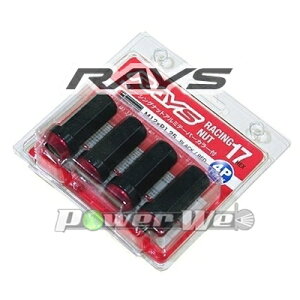 [74130000207BK] RAYS 17HEX���[�V���O 2�s�[�X�i�b�g�Z�b�g M12×1.25 �u���b�N���b�L/���b�h 48mm