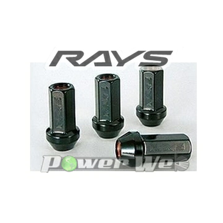 楽天市場】[74130000204BK] RAYS 17HEX レーシングナット M12×1.5 BK 