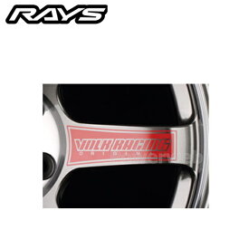 RAYS 7415000003031 No,27 VOLK RACING TE37 SAGA SL (PGカラー) リペア用スポークステッカー VOLK RACINGロゴ 17/18インチ用 レッド [メール便]