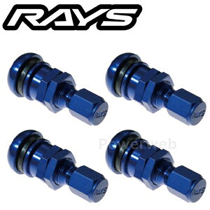 RAYS 65050000078BL-4 No.54 EUROPEAN ALUMINUM VALVE RAYS BL �G�A�o���u 4�Z�b�g [���[����]