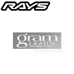 RAYS 7404009000000 No.40 �u�����h���S�X�e�b�J�[ GRAM LIGHTS W186mm×H60.0mm �z���C�g [���[����]