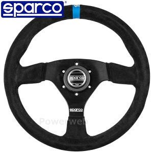 SPARCO R383 LOGO SUEDE �X�e�A�����O 015R383PSNLOGO �X�G�[�h 330mm �X�p���R