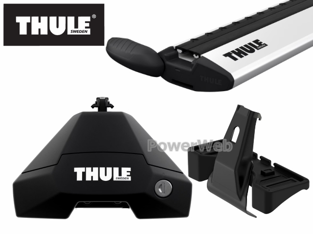 [7105 7113 5019] THULE ルノー キャプチャー 2014〜 2RH5F ベースキャリアセット 1台分
