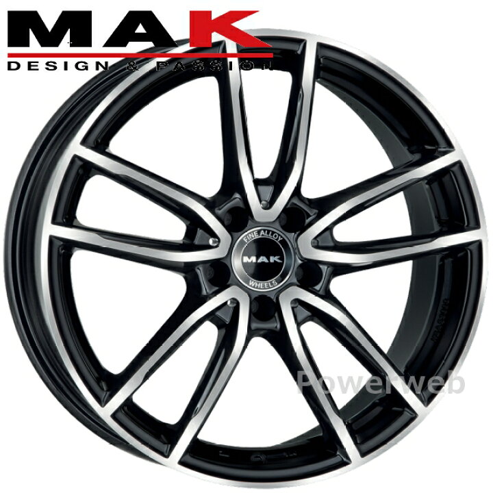 楽天市場】[ホイールのみ単品4本セット] MAK EVO 18インチ×8.0J PCD 