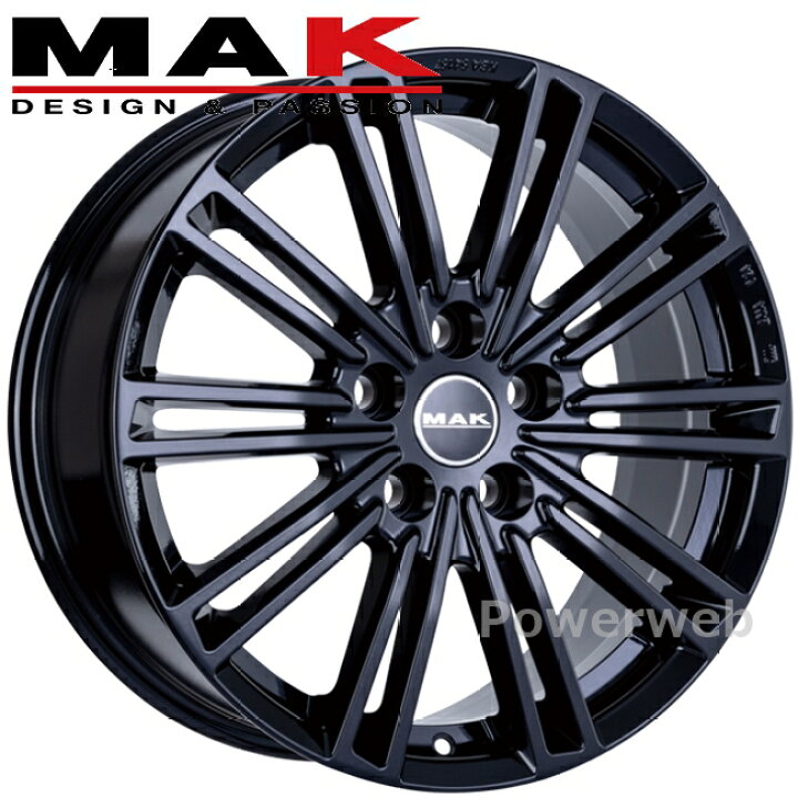 楽天市場】[ホイールのみ単品4本セット] MAK YORK 18インチ×8.0J PCD 