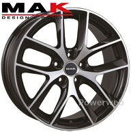[ホイールのみ単品4本セット] MAK VOLTAGE FF 20インチ×9.5J PCD：114.3 穴数：5 インセット：45 ブラッ…