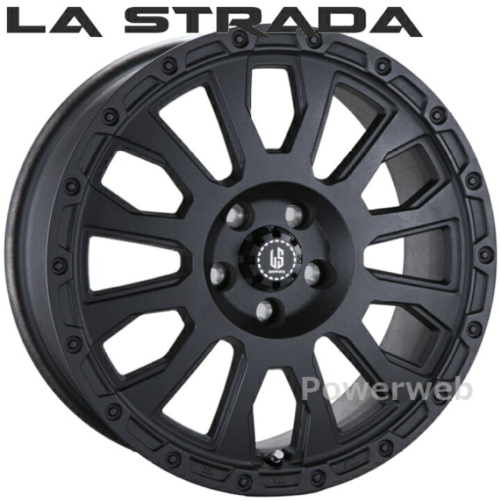 楽天市場】[ホイールのみ単品4本セット] LA STRADA AVENTURA 17インチ 