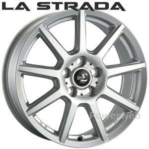 [zC[̂ݒPi4{Zbg] LA STRADA TIRADO  17C`×6.5J PCDF120 F5 CZbgF40 g^dl Vo[ LTS765M40FS  Xg[_ eB[h VO} 