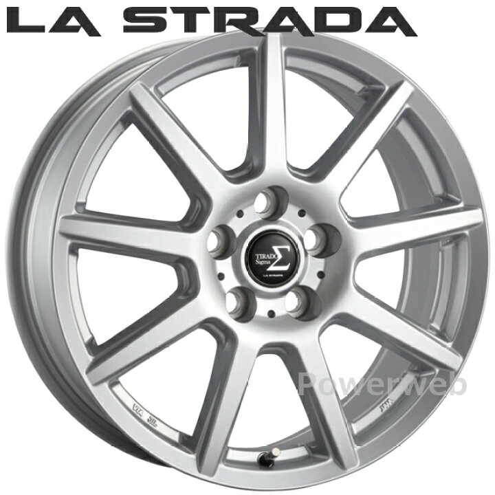 楽天市場】[ホイールのみ単品4本セット] LA STRADA TIRADO Σ 14インチ 