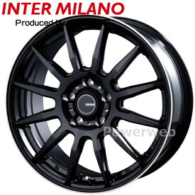 [ホイール1本(単品)] INFINITY F12 軽量モデル 15インチ×5.5J PCD：100 穴数：4 インセット：43 ブラック/リムフランジポリッシュ (BK/FP)