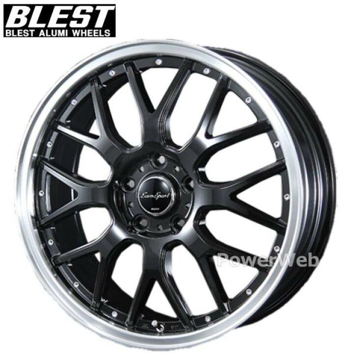 楽天市場】[ホイール1本(単品)] BLEST / EuroSport Type 815 (GBK) 17 