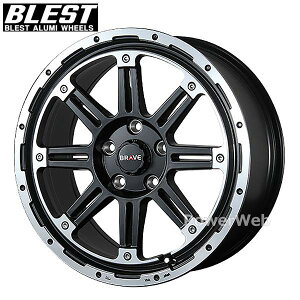 [zC[̂ݒPi4{Zbg] BLEST BAHNS TECH BRAVE Stream 16C`×7.0J PCDF114.3 F5 CZbgF35 Z~OXubN