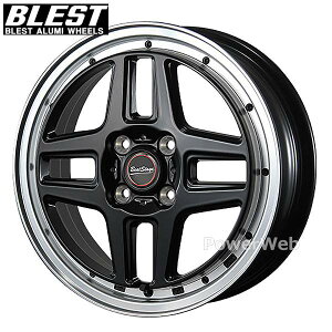 [�z�C�[���̂ݒP�i4�{�Z�b�g] BLEST BeatStage WT-C 12�C���`×4.0J PCD�F100 �����F4 �C���Z�b�g�F43 �Z�~�O���X�u���b�N