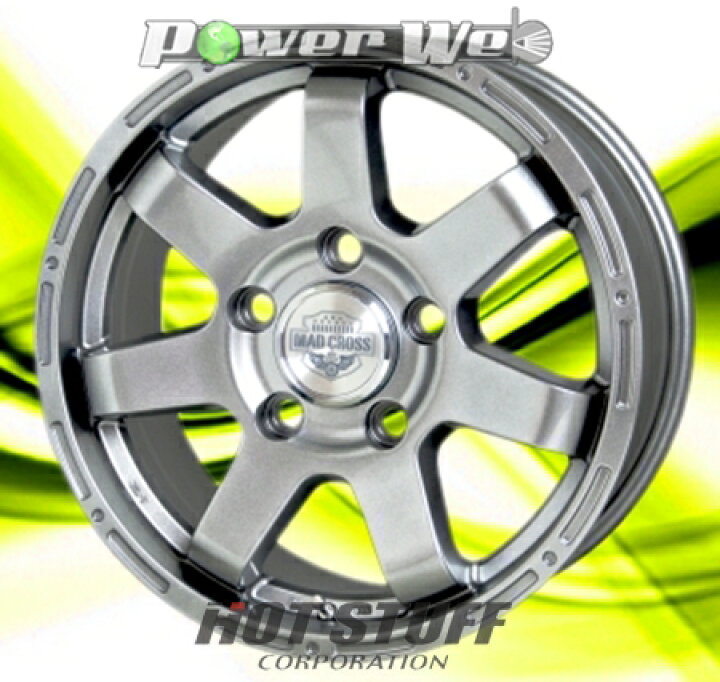 楽天市場】[ホイール1本(単品)] MAD CROSS MC76 18インチ×8.0J PCD 