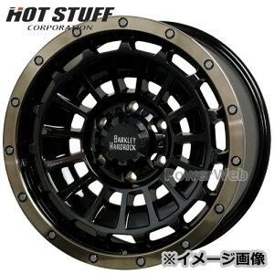 [zC[̂ݒPi4{Zbg] BARKLEY HARDROCK ROGAN 16C`×6.5J PCDF139.7 F6 CZbgF-5 ubN|bV+uYNA (BK/BRC) o[NC n[hbN [K HOT STUFF (z