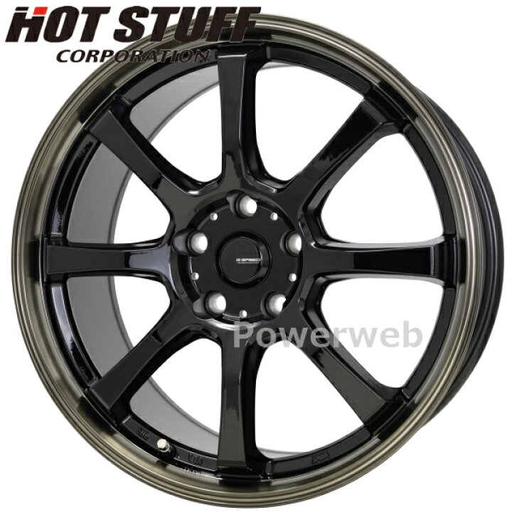 楽天市場】[ホイール1本(単品)] G.speed P-08 17インチ×7.0J PCD：100 
