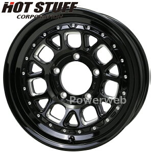 [�z�C�[���̂ݒP�i4�{�Z�b�g] BARKLEY HARDROCK HURON 16�C���`×6.0J PCD�F139.7 �����F5 �C���Z�b�g�F-5 �O���X�u���b�N�}�V�j���O �q���[���� HOT STUFF