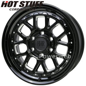 [�z�C�[��1�{(�P�i)] BARKLEY HARDROCK HURON 18�C���`×8.0J PCD�F139.7 �����F6 �C���Z�b�g�F20 �O���X�u���b�N�}�V�j���O �q���[���� HOT STUFF